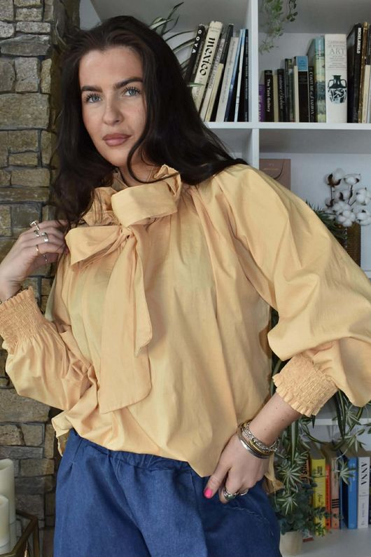 Paloma Poet Blouse Soft Tuscan